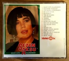 SEZEN AKSU - KAÇIP GİTTİ ELLERİMDEN (1990) - CD COMPILATION TÜRKÜOLA ALMANYA BASKI 2.EL