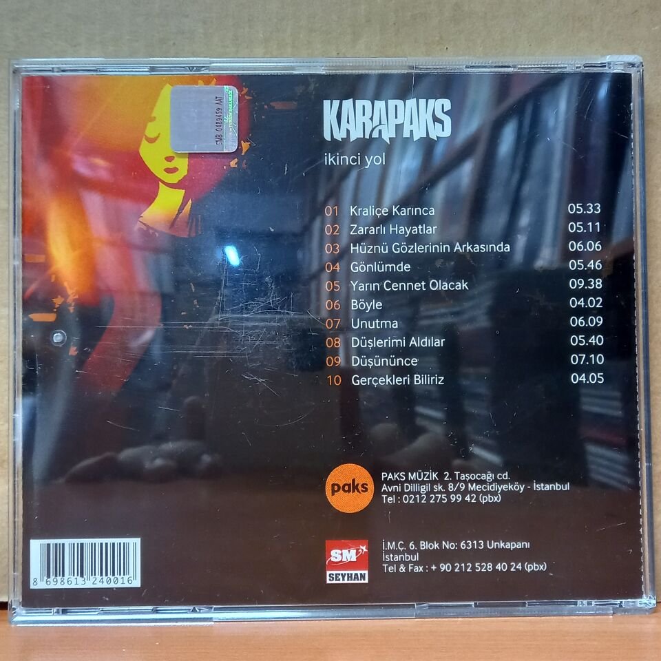 KARAPAKS – İKİNCİ YOL (2006) - CD 2.EL