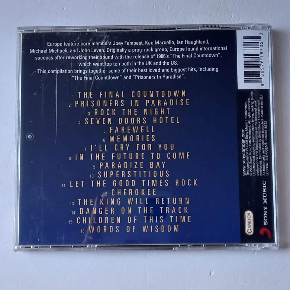 EUROPE – THE COLLECTION (2009) - CD 2.EL