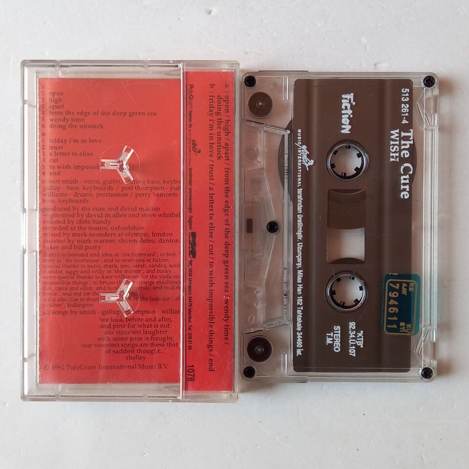 THE CURE - WISH (1992) - KASET 2.EL