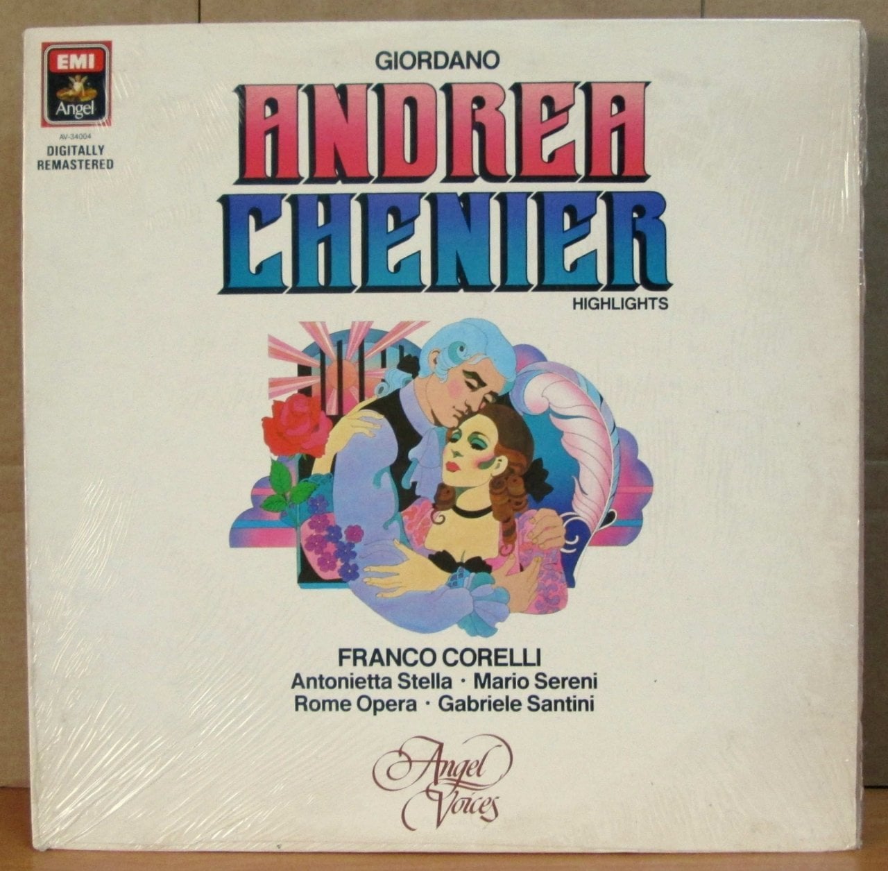 ANDREA CHENIER  FRANCO CORELLI (OPERA) LP 2.EL