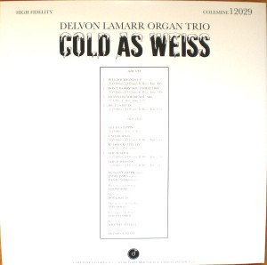 DELVON LAMARR ORGAN TRIO - COLD AS WEISS (2022) - LP SIFIR PLAK