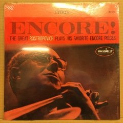 ROSTROPOVICH PLAYS HIS FAVORITE ENCORE PIECES CHOPIN, GRANADOS, BORODIN, HANDEL, GLAZOUNOV.. 1967 SIFIR PLAK
