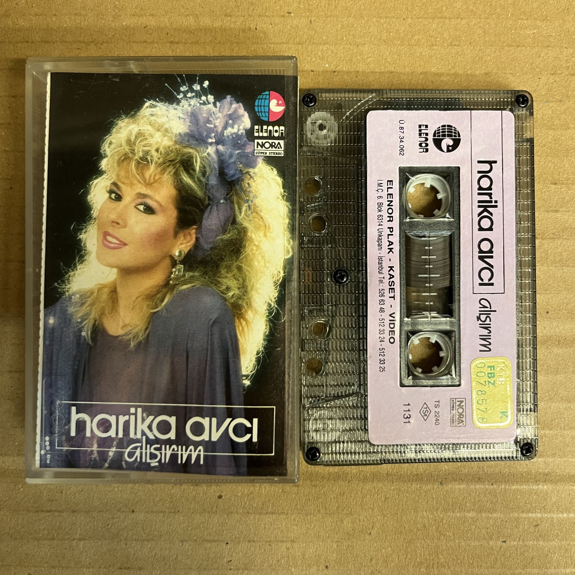 HARİKA AVCI - ALIŞIRIM (1987) - KASET 2.EL