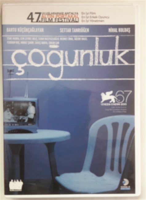 ÇOĞUNLUK - BARTU KÜÇÜKÇAĞLAYAN - SETTAR TANRIÖĞEN - SEREN YÜCE - DVD 2.EL