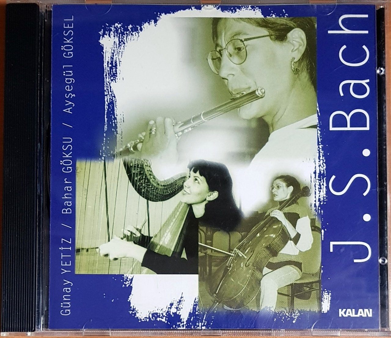 J.S. BACH / GÜNAY YETİZ, BAHAR GÖKSU (1998) KALAN MÜZİK CD 2.EL