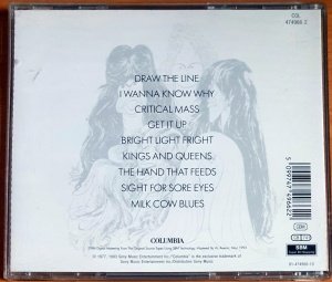 AEROSMITH - DRAW THE LINE (1977) - CD 1993 REMASTERED REISSUE 2.EL