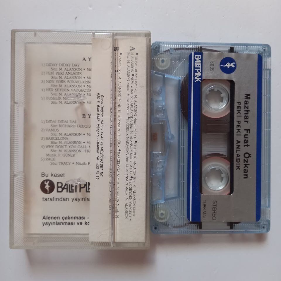 MAZHAR FUAT ÖZKAN - PEKİ PEKİ ANLADIK - KASET 2.EL