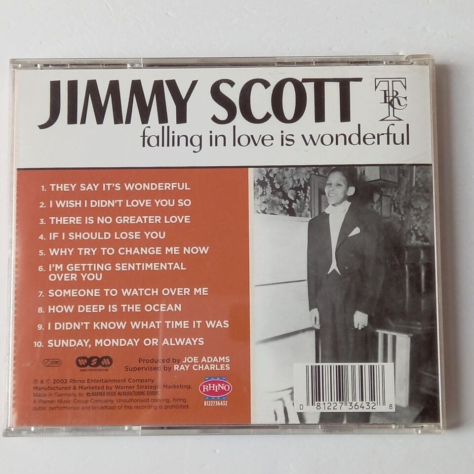 JIMMY SCOTT – FALLING IN LOVE IS WONDERFUL (1963) - CD REMASTERED 2002 REISSUE 2.EL