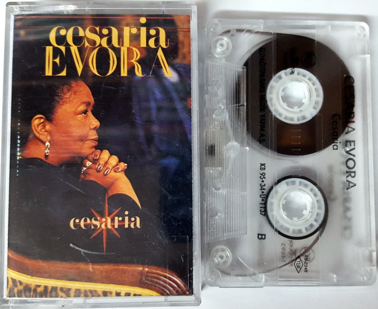 CESARIA EVORA - CESARIA (1995) RAKS CASSETTE MADE IN TURKEY ''USED''