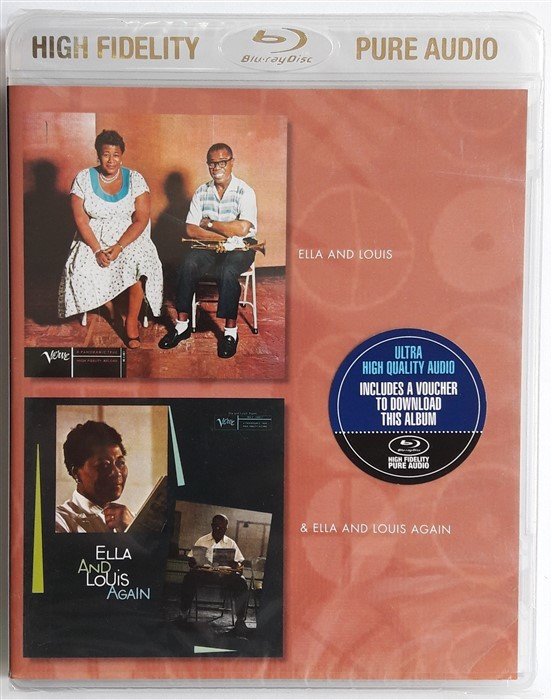 ELLA FITZGERALD & LOUIS ARMSTRONG - ELLA AND LOUIS (1956) / ELLA AND LOUIS AGAIN (1957) - BLU-RAY AUDIO SIFIR