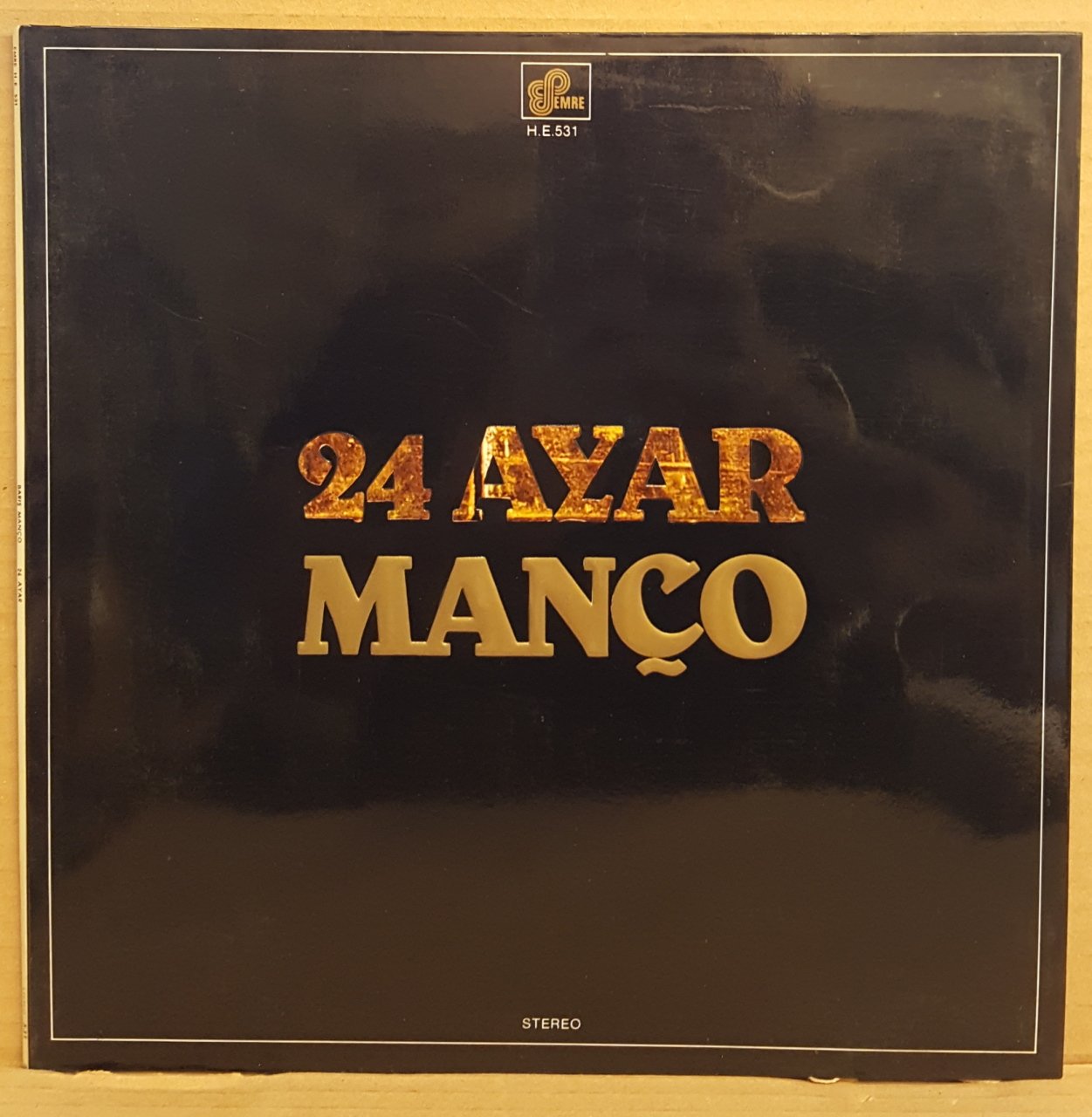 BARIŞ MANÇO - 24 AYAR (1985) - LP DÖNEM BASKI EMRE PLAK 2.EL PLAK