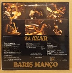 BARIŞ MANÇO - 24 AYAR (1985) - LP DÖNEM BASKI EMRE PLAK 2.EL PLAK