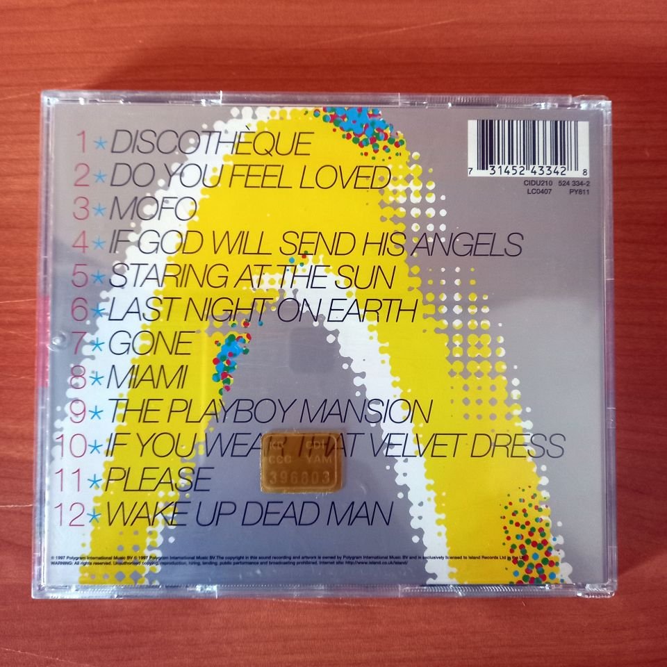 U2 – POP (1997) - CD 2.EL