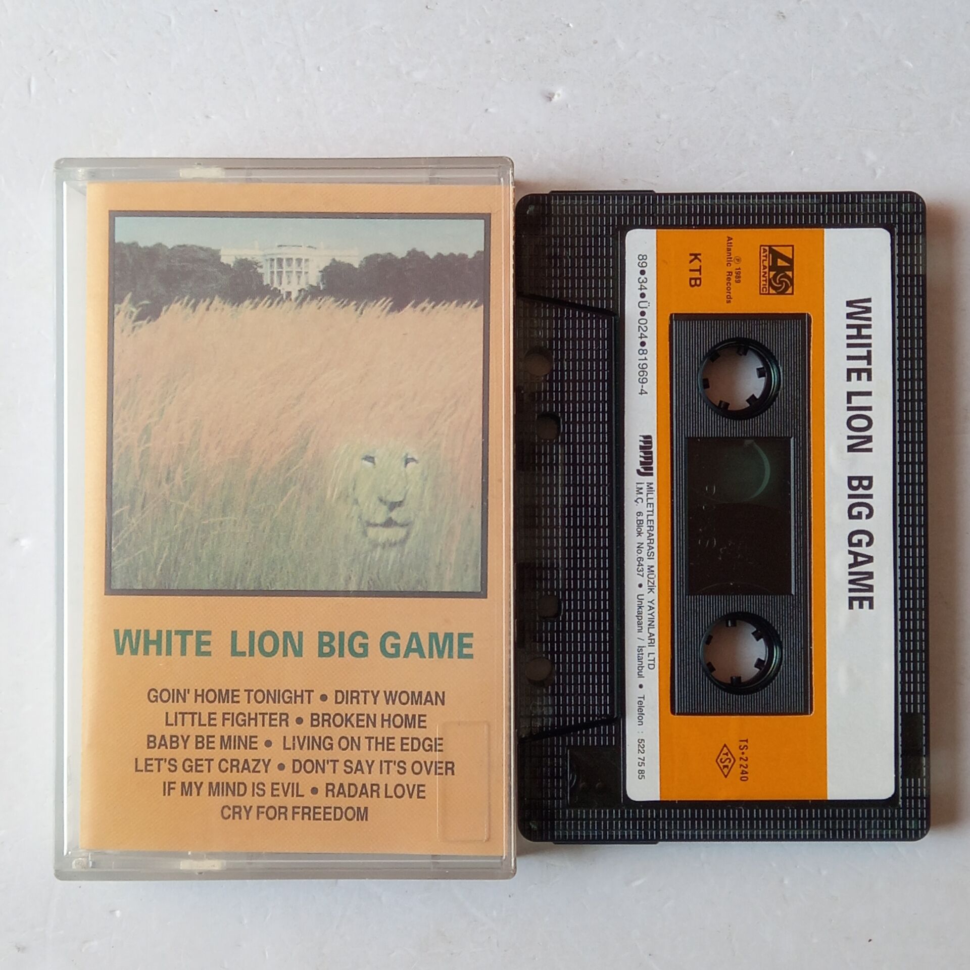WHITE LION - BIG GAME (1989) - KASET 2.EL