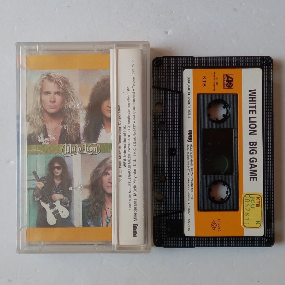 WHITE LION - BIG GAME (1989) - KASET 2.EL