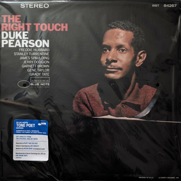 DUKE PEARSON - THE RIGHT TOUCH (1967) - LP BLUE NOTE TONE POET SERIES 180GR 2023 EDITION SIFIR PLAK