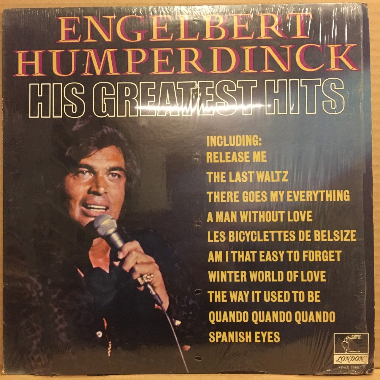 ENGELBERT HUMPERDINCK - HIS GREATEST HITS (1974) - LP 2.EL PLAK