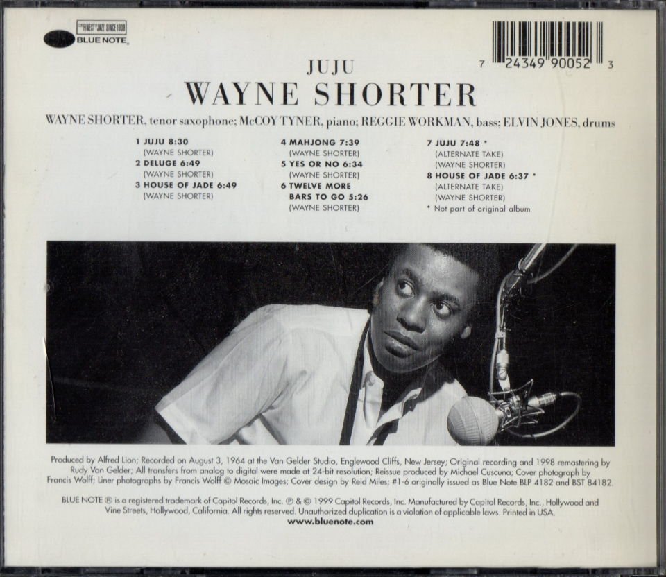 WAYNE SHORTER – JUJU (1964) - CD 2.EL