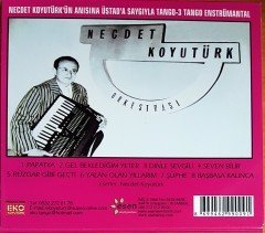 NECDET KOYUTÜRK / ÜSTAD'A SAYGIYLA TANGO-3 / TÜRKÇE TANGOLAR-8 / ENSTRÜMANTAL CD 2.EL
