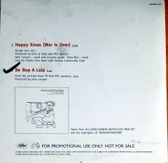 JOHN LENNON - HAPPY XMAS (1998) - CD CAPITOL PROMO SINGLE 2.EL