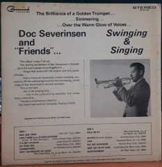 DOC SEVERINSEN AND FRIENDS - SWINGING & SINGING - PLAK 2.EL