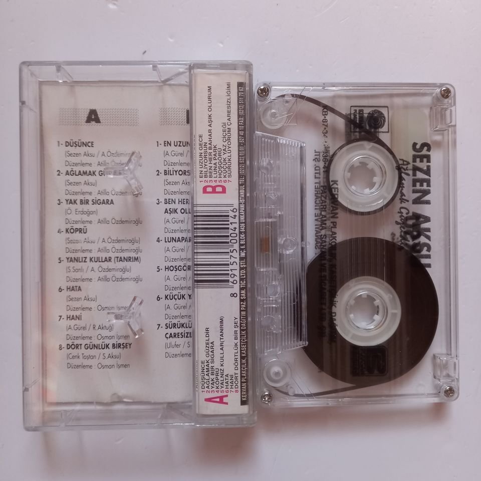 SEZEN AKSU - AĞLAMAK GÜZELDİR (1987) - KASET 2.EL