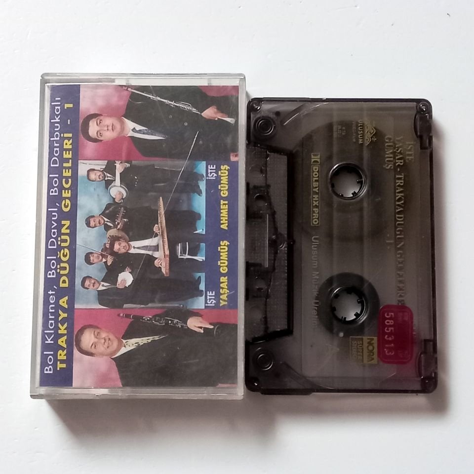 YAŞAR GÜMÜŞ & AHMET GÜMÜŞ - TRAKYA DÜĞÜN GECELERİ 1 (1995) - KASET 2.EL