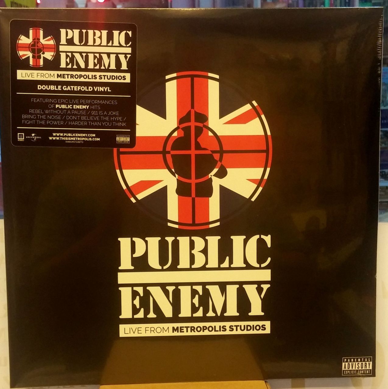 PUBLIC ENEMY LIVE FROM METROPOLIS STUDIOS 2LP SF