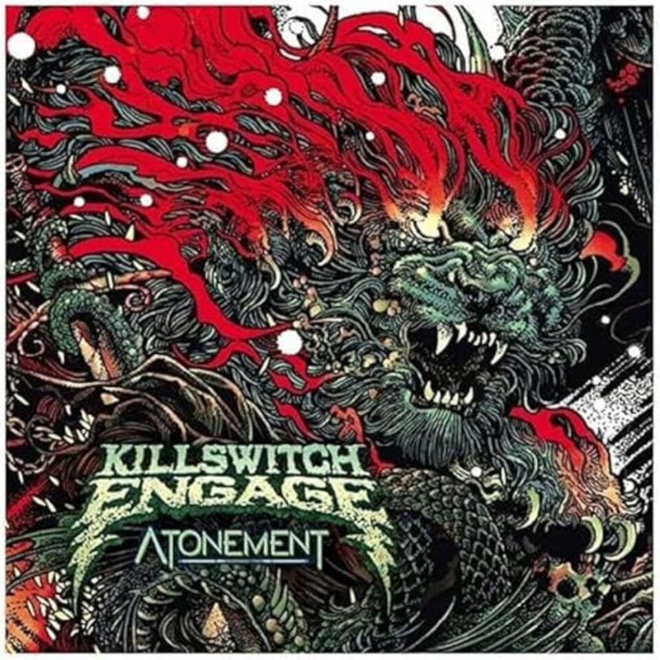 KILLSWITCH ENGAGE - ATONEMENT (2019) - LP 2024 SWAMP GREEN MARBLED COLOURED EDITION SIFIR PLAK