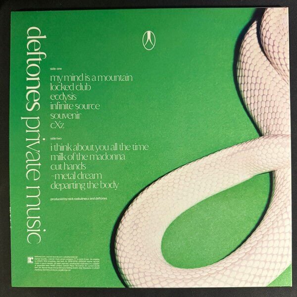 DEFTONES – PRIVATE MUSIC (2025) - LP BLACK VINYL EDITION SIFIR PLAK