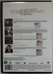 PIERCE BROSNAN 007 JAMES BOND KOLEKSİYONU GOLDENEYE, TOMORROW NEVER DIES, WORLD IS NOT ENOUGH, DIE ANOTHER DAY - 4DVD 2.EL