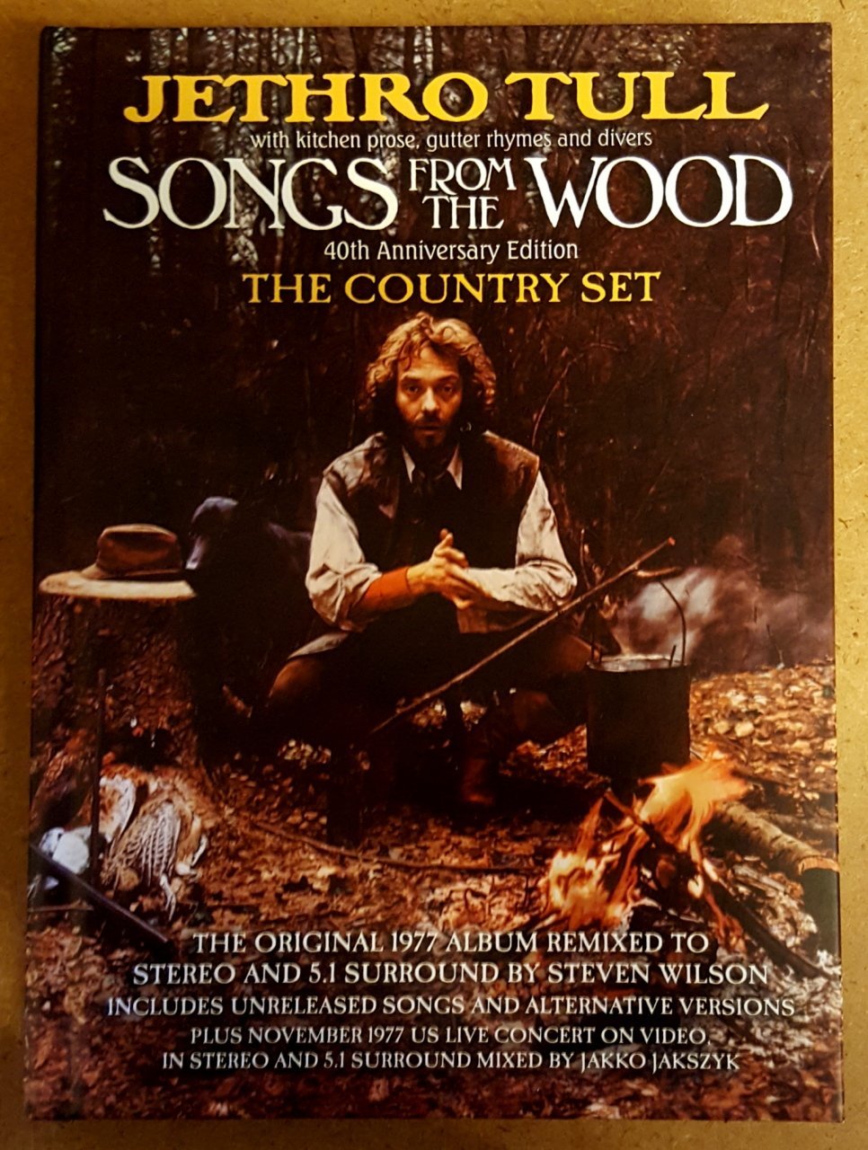 JETHRO TULL SONGS FROM THE WOOD (1971) 3CD 1DVD 1DVDAUDIO 2017 40TH ANNIVERSARY COUNTRY SET EDITION BOX STEVEN WILSON 2.EL