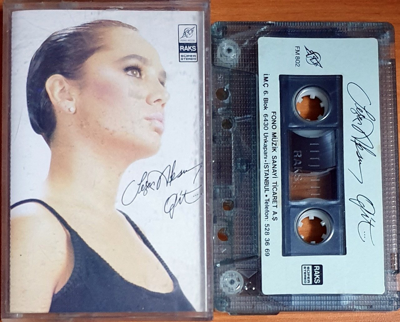 SEZEN AKSU - GİT (2003) - KASET FONO MÜZİK 2.EL