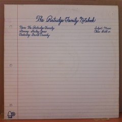 THE PARTRIDGE FAMILY NOTEBOOK - SHIRLEY JONES & DAVID CASSIDY - PLAK 2.EL