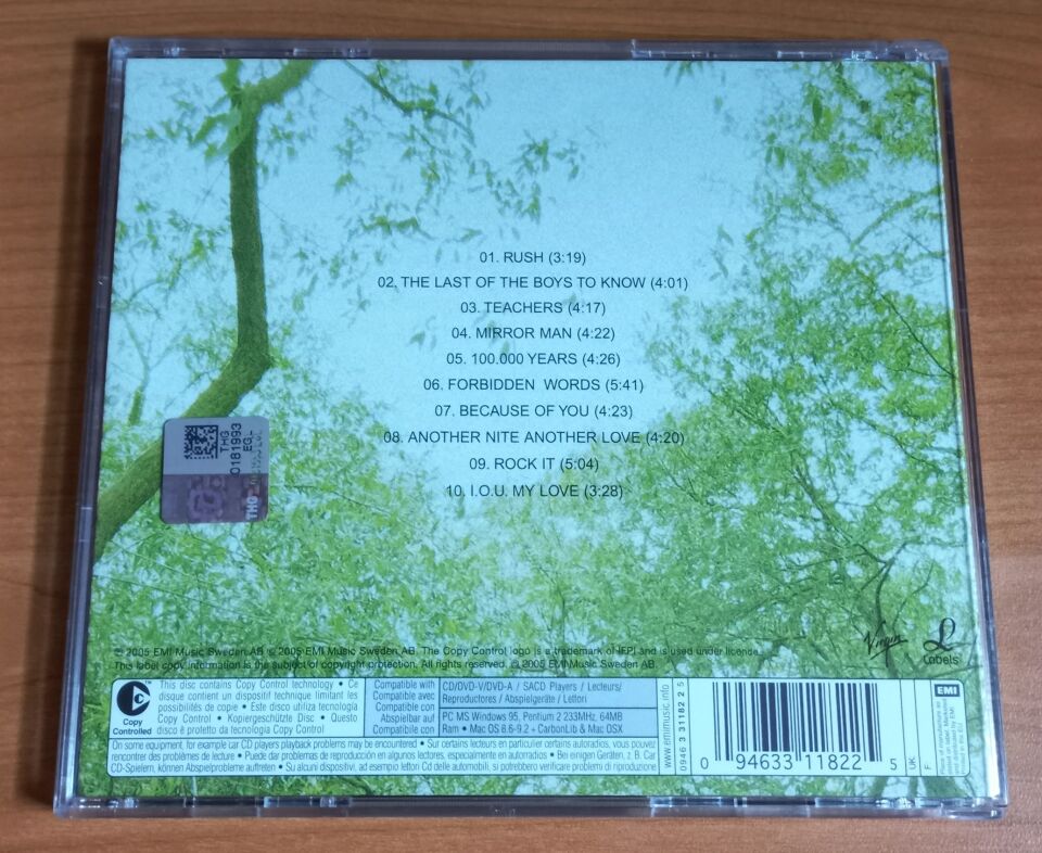 JAY-JAY JOHANSON – RUSH (2005) - CD 2.EL