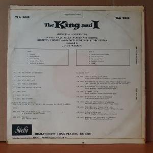 THE KING AND I SOUNDTRACK / RODGERS & HAMMERSTEIN (1962) - LP 2.EL PLAK