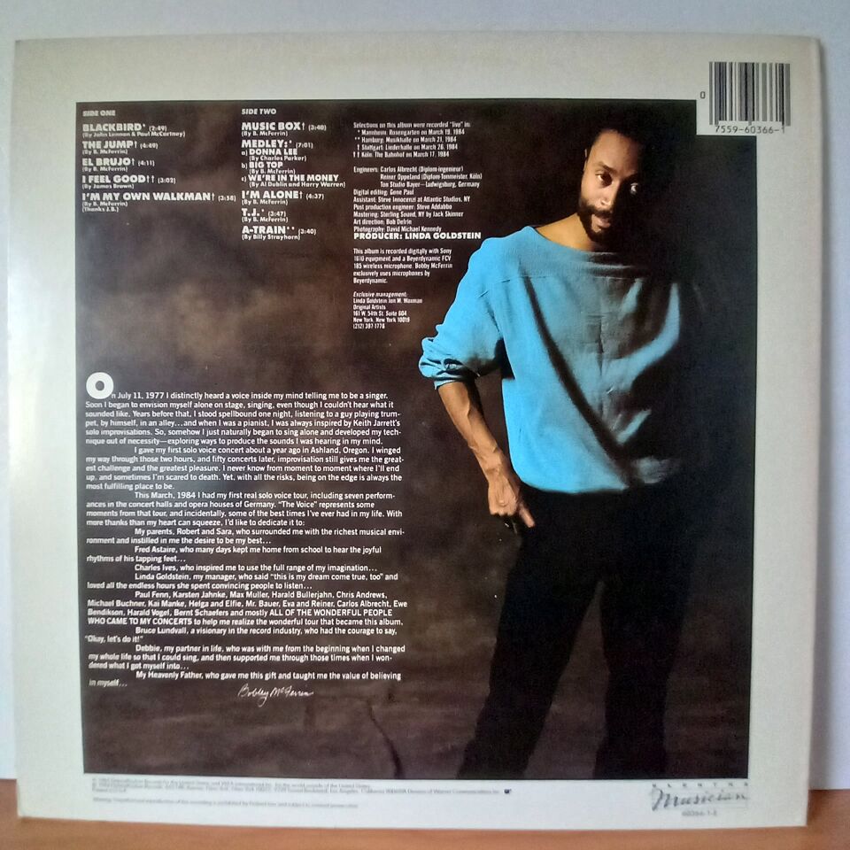 BOBBY MCFERRIN – THE VOICE (1984) - LP 2.EL PLAK