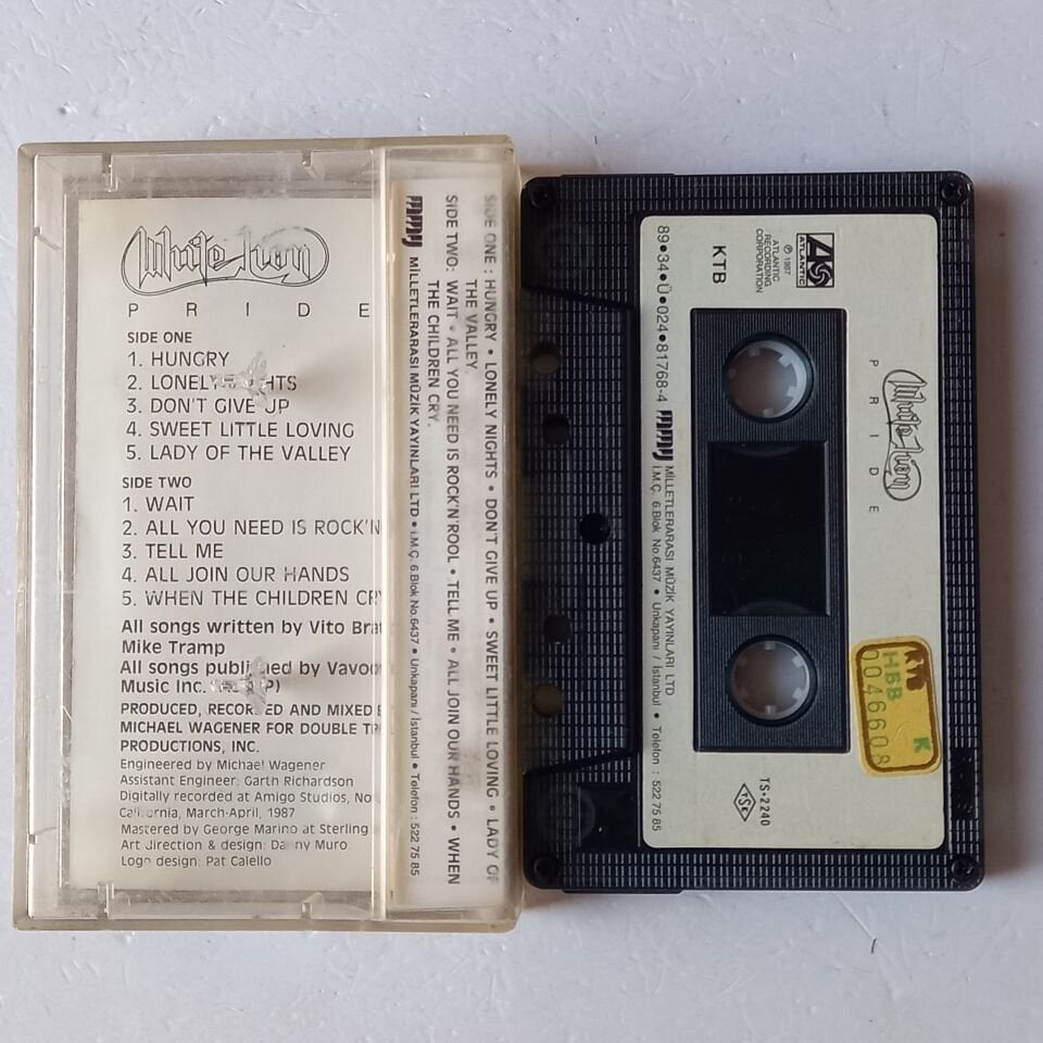 WHITE LION - PRIDE (1989) - KASET 2.EL