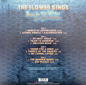 FLOWER KINGS - BACK IN THE WORLD OF ADVENTURES (1995) - 2LP 180GR 2022 EDITION EDITION SIFIR PLAK