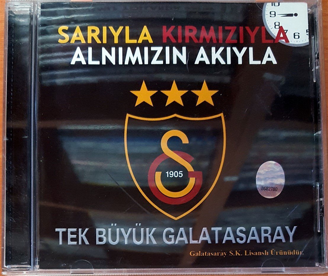SARIYLA KIRMIZIYLA ALNIMIZIN AKIYLA / TEK BÜYÜK GALATASARAY CD 2.EL