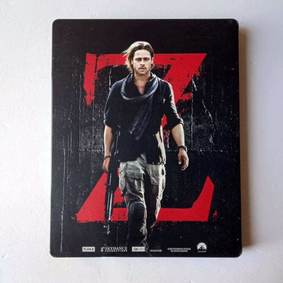 WORLD WAR Z - BRAD PITT, MIREILLE ENOS - YÖN.: MARC FORSTER - 2BLU-RAY + DVD STEELBOOK METAL KUTU 2.EL