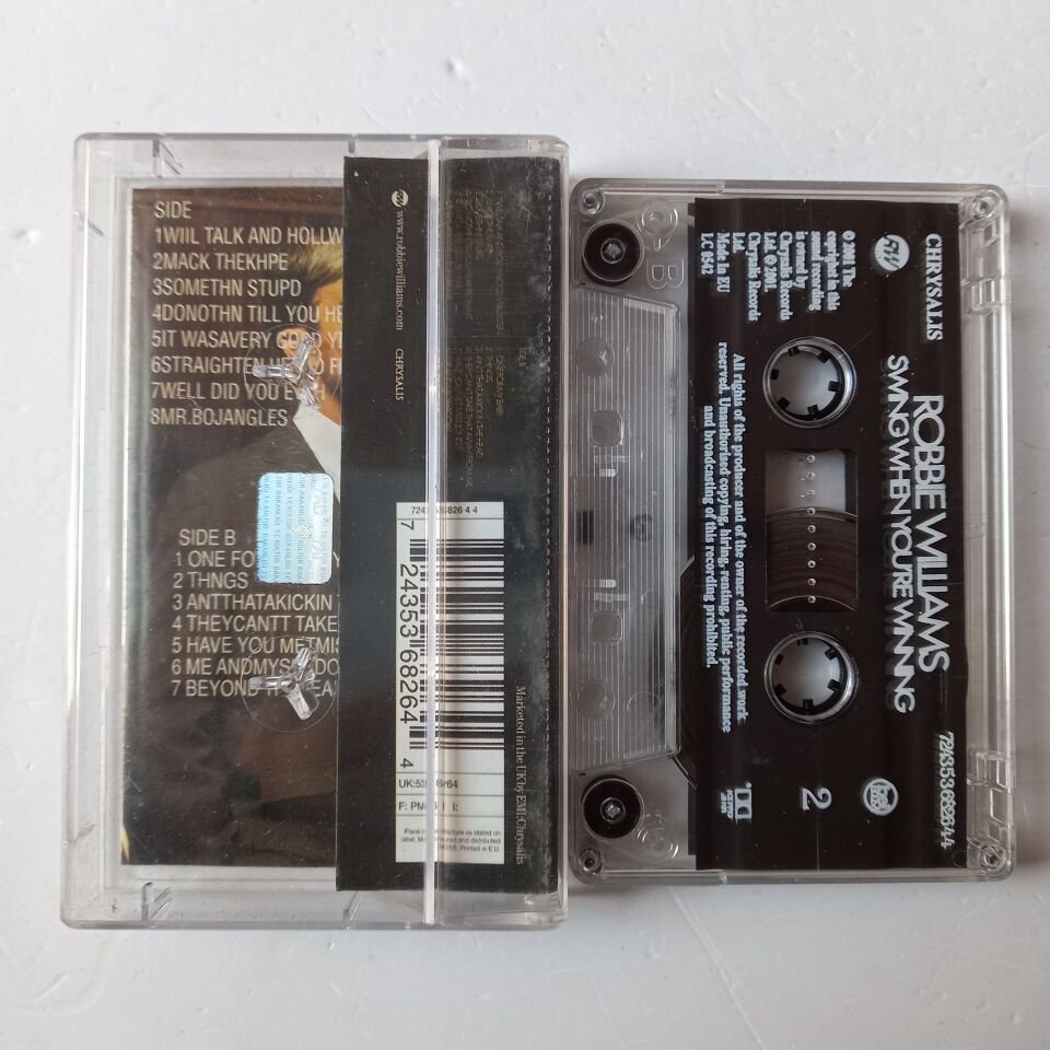 ROBBIE WILLIAMS – SWING WHEN YOU'RE WINNING (2001) - KASET 2.EL