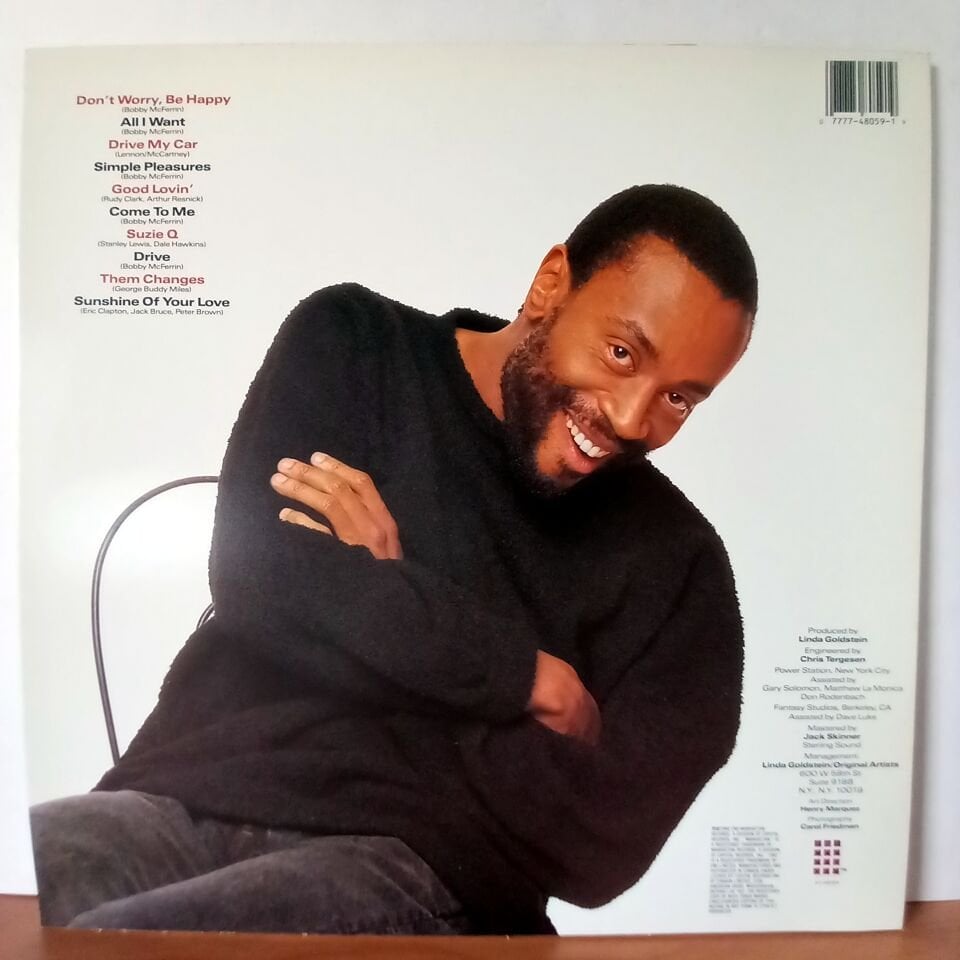 BOBBY MCFERRIN – SIMPLE PLEASURES (1988) - LP 2.EL PLAK
