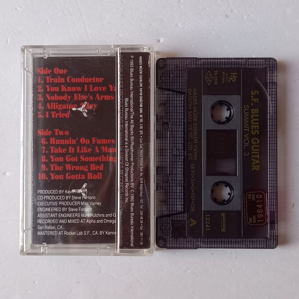 S.F. BLUES GUITAR / TOM CASTRO, JOHNNY NITRO, KEVIN RUSSEL - SUMMIT VOL. 3 (1989) - KASET 2.EL