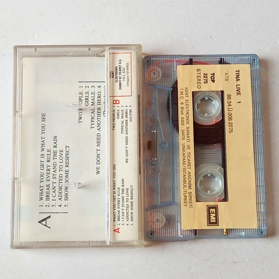 TINA TURNER – TINA LIVE IN EUROPE (1988) - KASET 2.EL