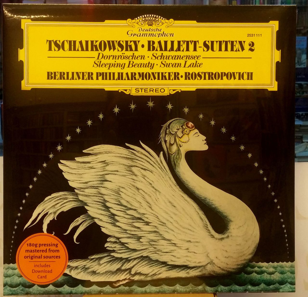 TCHAIKOVSKY BALLET SUITE 2 180GR ROSTROPOVICH SIFIR PLAK