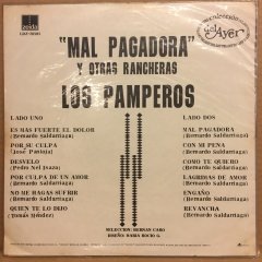 LOS PAMPEROS - MAL PAGADORA Y OTRAS RANCHERAS 2.EL PLAK