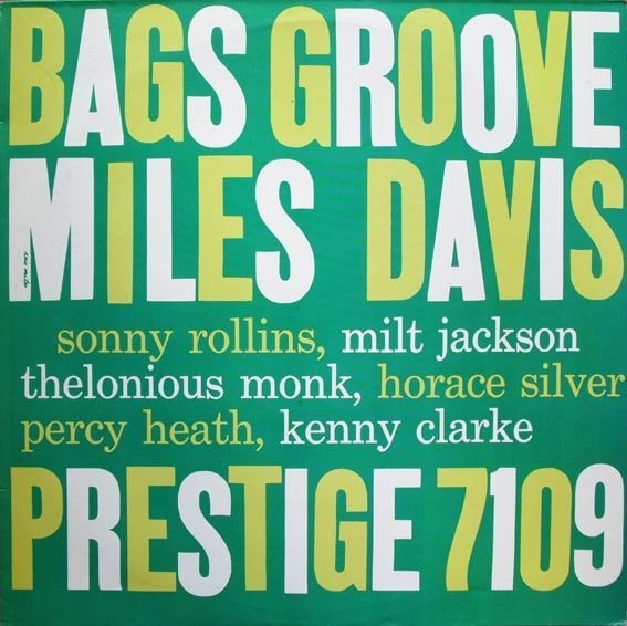 MILES DAVIS - BAGS GROOVE (1954) - PLAK SIFIR