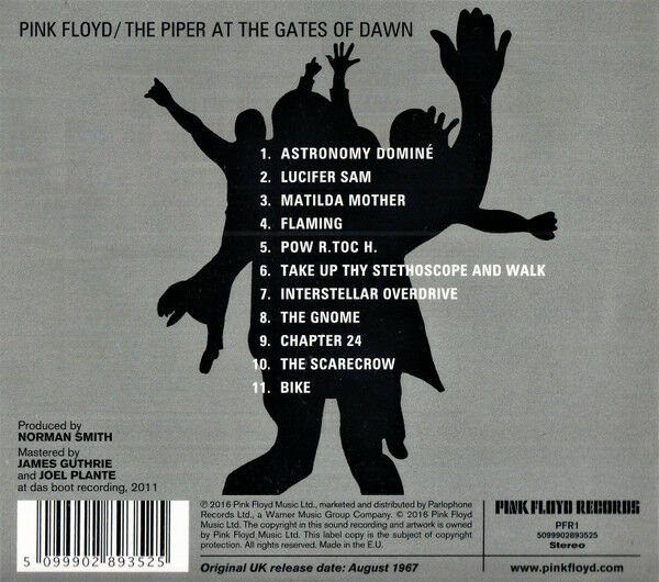 PINK FLOYD – THE PIPER AT THE GATES OF DAWN (1967) - CD 2016 REISSUE REMASTERED DIGIPACK SIFIR